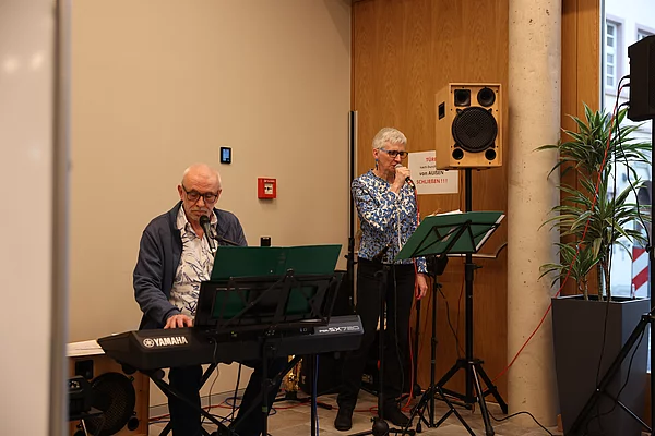 Die Band "No Noise" bei der musikalischen Umrahmung des Abends des Sport-Empfangs.